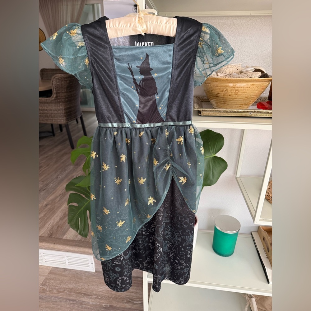 Wicked Elphaba Pajama Dress - Black and Green